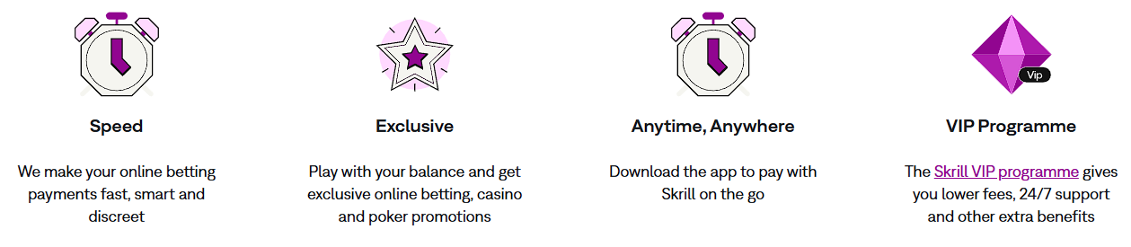 Skrill Benefits