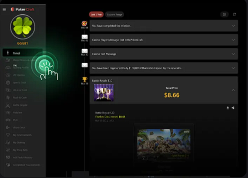 GGPoker PokerCraft analytics dashboard